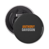 Alternative perfekte, Niedliche, orange Fettschrif Flaschenöffner (Vorderseite)