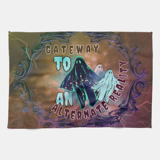 Alternative Realität 2 Geschirrtuch (Horizontal)