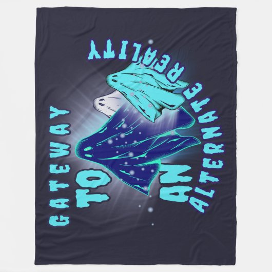 Alternative Realität Fleecedecke (Vorderseite)