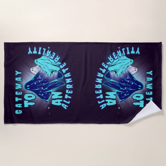 Alternative Realität Strandtuch (Vorderseite)