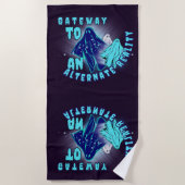 Alternative Realität Strandtuch (Vorderseite)