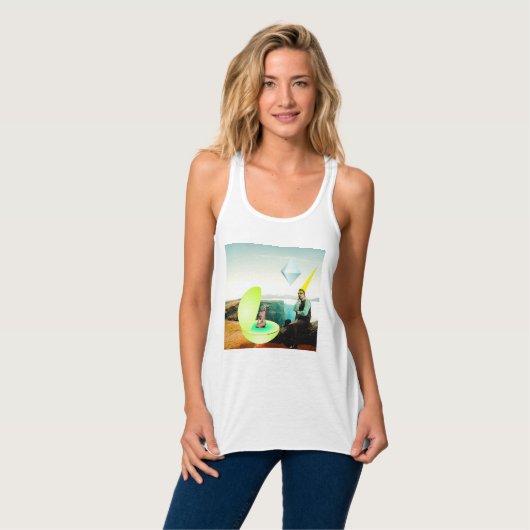 Alternative Realität Tank Top (Vorderseite Vollansicht)