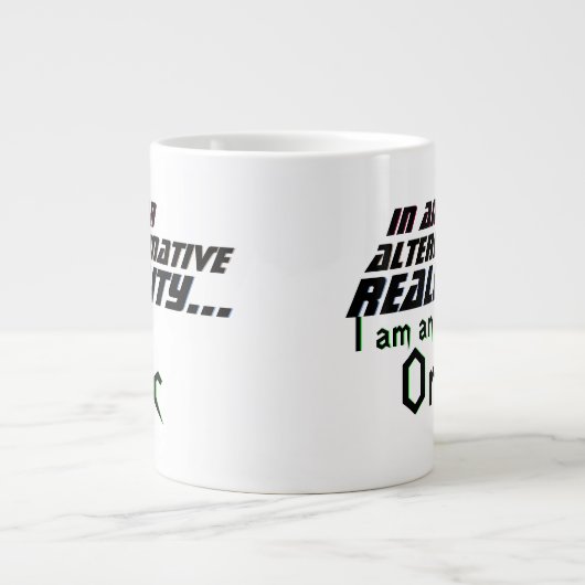 Alternative Reality Me Orc Jumbo-Tasse (Vorderseite)