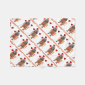 alternative Rechtschreibung der LIEBE ist CAVOODLE Fleecedecke (Vorderseite (Horizontal))