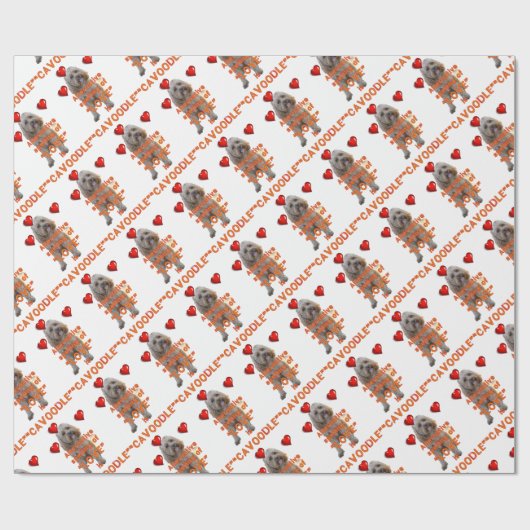 alternative Rechtschreibung der LIEBE ist CAVOODLE Geschenkpapier (Flach)