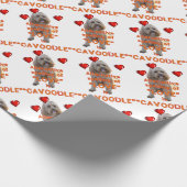 alternative Rechtschreibung der LIEBE ist CAVOODLE Geschenkpapier (Ecke)