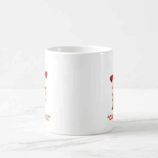 alternative Rechtschreibung der LIEBE ist CAVOODLE Kaffeetasse (Mittel)