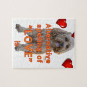 alternative Rechtschreibung der LIEBE ist CAVOODLE Puzzle (Horizontal)