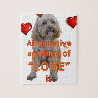 alternative Rechtschreibung der LIEBE ist CAVOODLE Puzzle