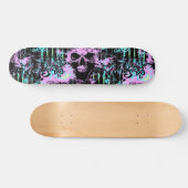 Alternative Skull-Graffiti-Skateboard Skateboard (Horizontal)