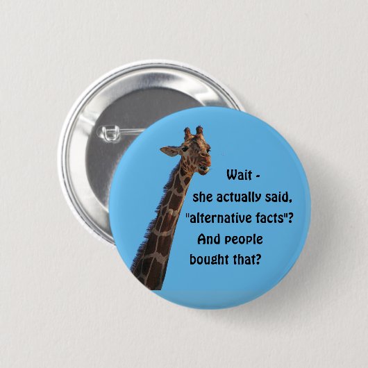 Alternative Tatsachen Button (Vorne & Hinten)