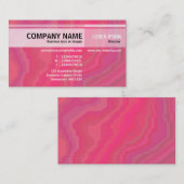 Alternative Töne - Rot marmoriert Visitenkarte (Vorne/Hinten)