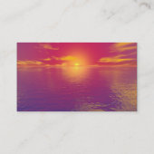 Alternative Töne - Sonnenaufgang Visitenkarte (Rückseite)