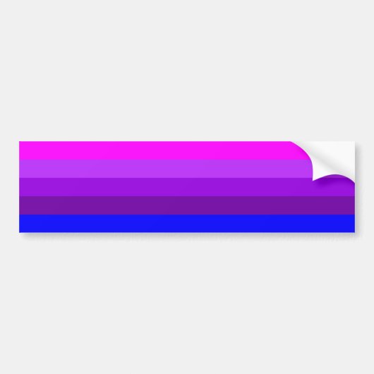 Alternative Transgender-Stolz-Flagge Autoaufkleber (Vorne)