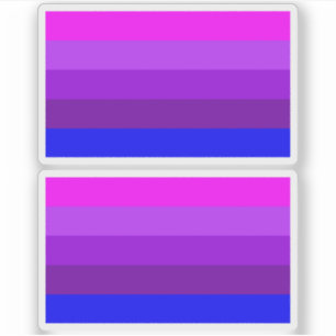 Alternative Transgender Stolzflagge Aufkleber
