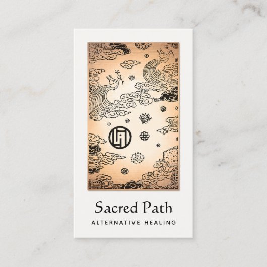 Alternative und ganzheitliche Medizin Visitenkarte (Vorderseite)