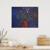Alternative Universe Abstrakt Art Poster (Küche)