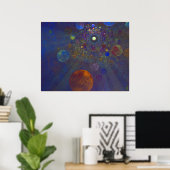 Alternative Universe Abstrakt Art Poster (Heimbüro)