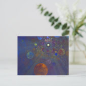 Alternative Universe Abstrakt Art Postkarte (Stehend Vorderseite)
