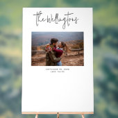 Alternative Wedding Guest Book Foto Script Acrylschild (Neutral)