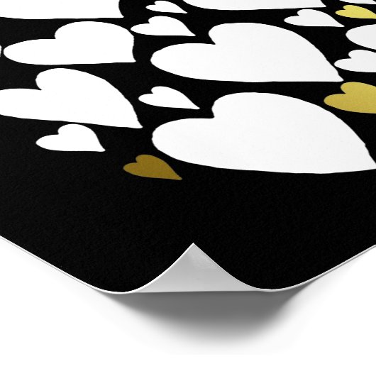 Alternative Wedding Guest Book Poster (Ecke)