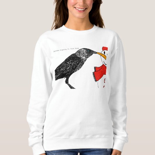 Alternative Weihnachts-Jumper - Jackdaw Sweatshirt (Vorderseite)