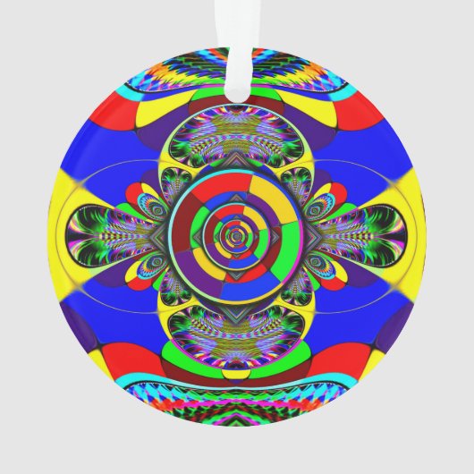 Alternative zum Atomgefährdungssymbol Ornament (Rückseite)