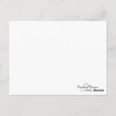 Alternativer Stonehenge Postkarte (Rückseite)