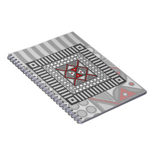 Alternatives geometrisches Notebook Notizblock