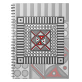Alternatives geometrisches Notebook Notizblock (Vorderseite)