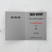 Alternativhochzeit Einladung (Innenseite)