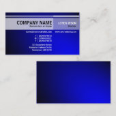 Alternativtöne - beleuchtet - blau visitenkarte (Vorne/Hinten)