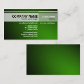 Alternativtöne - beleuchtet - grün visitenkarte (Vorne/Hinten)
