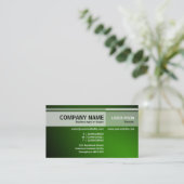 Alternativtöne - beleuchtet - grün visitenkarte (Stehend Vorderseite)