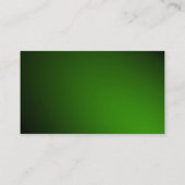 Alternativtöne - beleuchtet - grün visitenkarte (Rückseite)