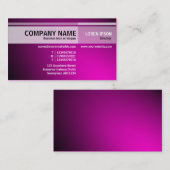 Alternativtöne - beleuchtet - Hot Pink Visitenkarte (Vorne/Hinten)