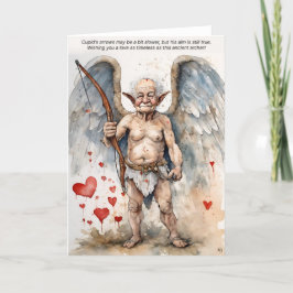 Alternde Valentintagskarte Dankeskarte