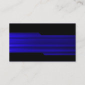 Alternierend - Pinselblaue Textur Visitenkarte (Rückseite)