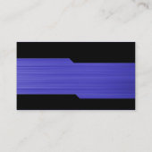 Alternierend - Pinselblaue Textur Visitenkarte (Rückseite)