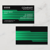 Alternierend - Pinselgrüne Textur Visitenkarte (Vorne/Hinten)