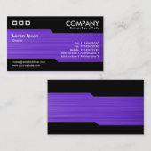 Alternierend - Pinselviolette Textur Visitenkarte (Vorne/Hinten)