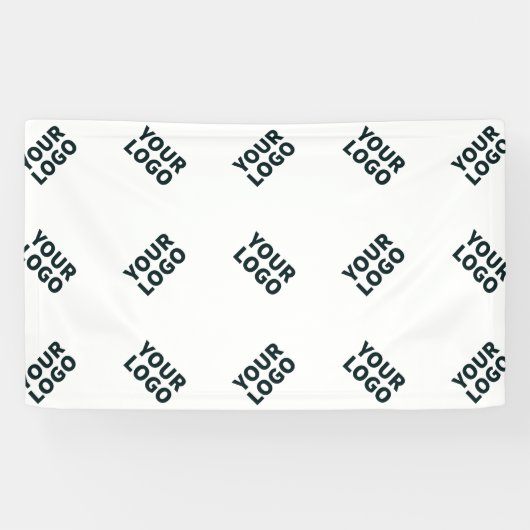 Alternierendes Geschäftslogo oder Bildmuster | Wei Banner (Horizontal)