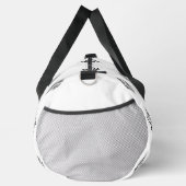 Alternierendes Geschäftslogo oder Bildmuster | Wei Duffle Bag (Rechts)