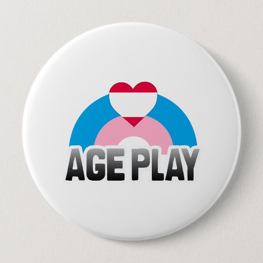 ALTERS-SPIEL-REGENBOGEN BUTTON (Vorderseite)