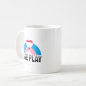 ALTERS-SPIEL-REGENBOGEN KAFFEETASSE (Vorderseite Links)