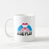 ALTERS-SPIEL-REGENBOGEN KAFFEETASSE (Links)