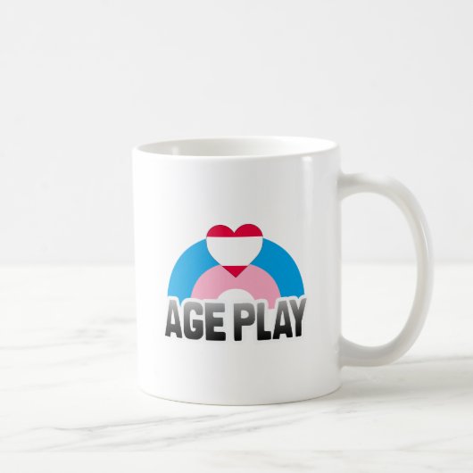 ALTERS-SPIEL-REGENBOGEN KAFFEETASSE (Rechts)