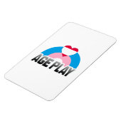 ALTERS-SPIEL-REGENBOGEN MAGNET (Linke Seite)