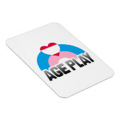 ALTERS-SPIEL-REGENBOGEN MAGNET (Rechte Seite)