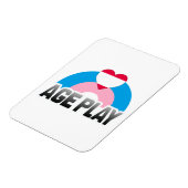ALTERS-SPIEL-REGENBOGEN MAGNET (Linke Seite)